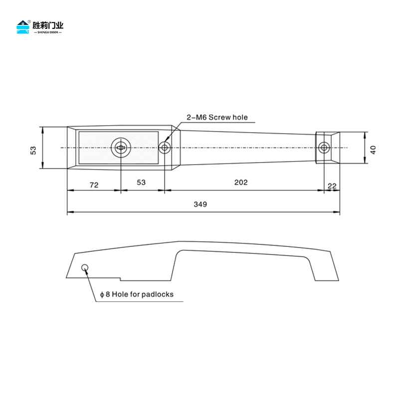 1238 door lock drawing