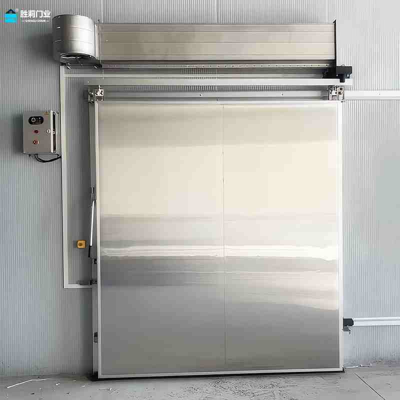 304 stainless steel automatic cold room door