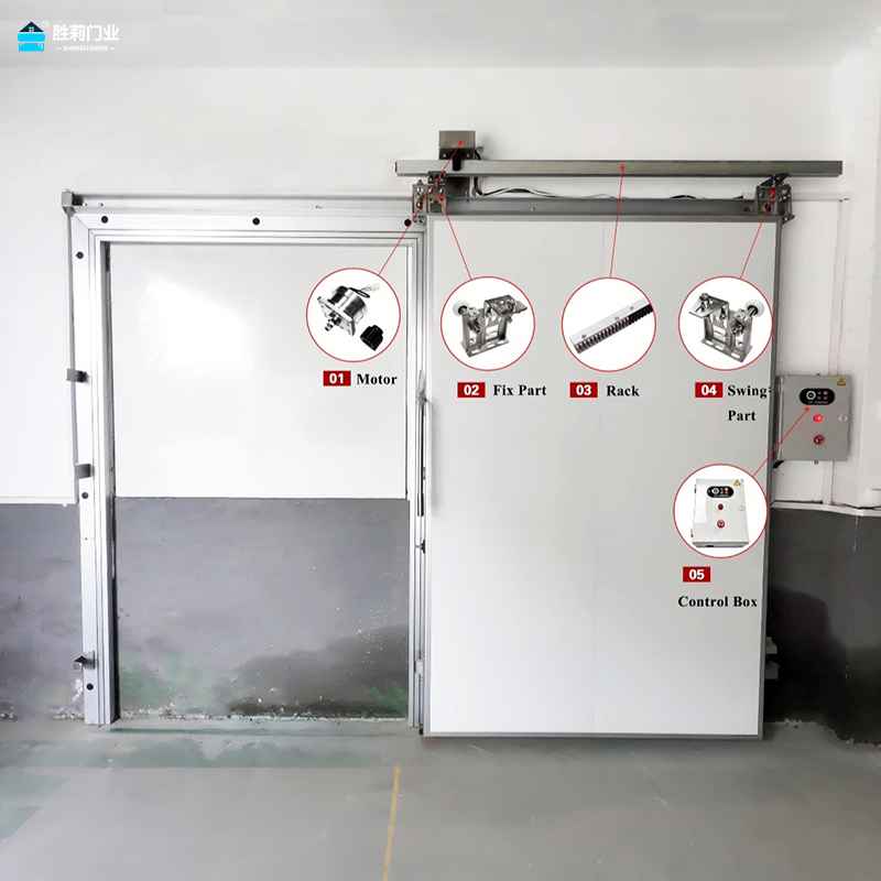 automatic cold room door structure