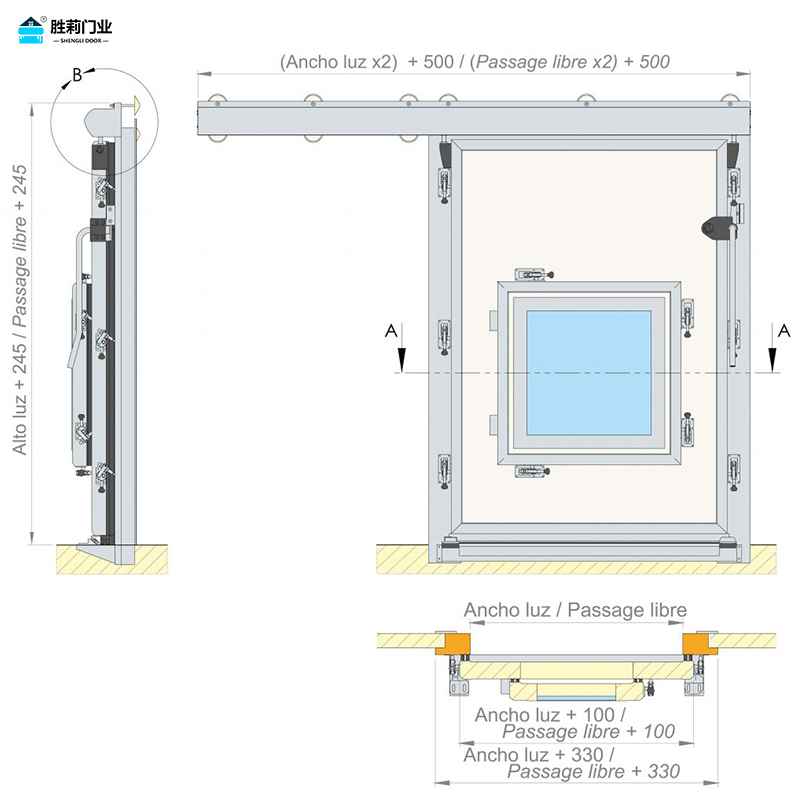 controlled atmosphere door drawing
