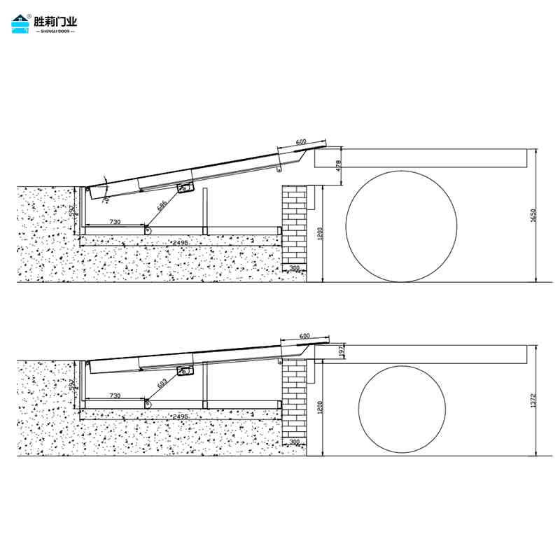 dock leveler drawing