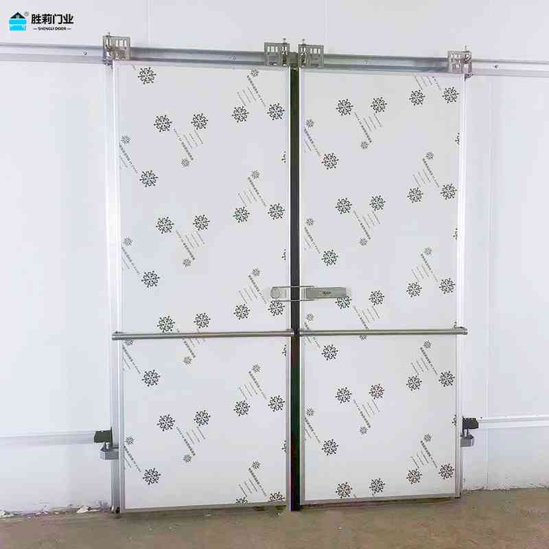 double cold room sliding door