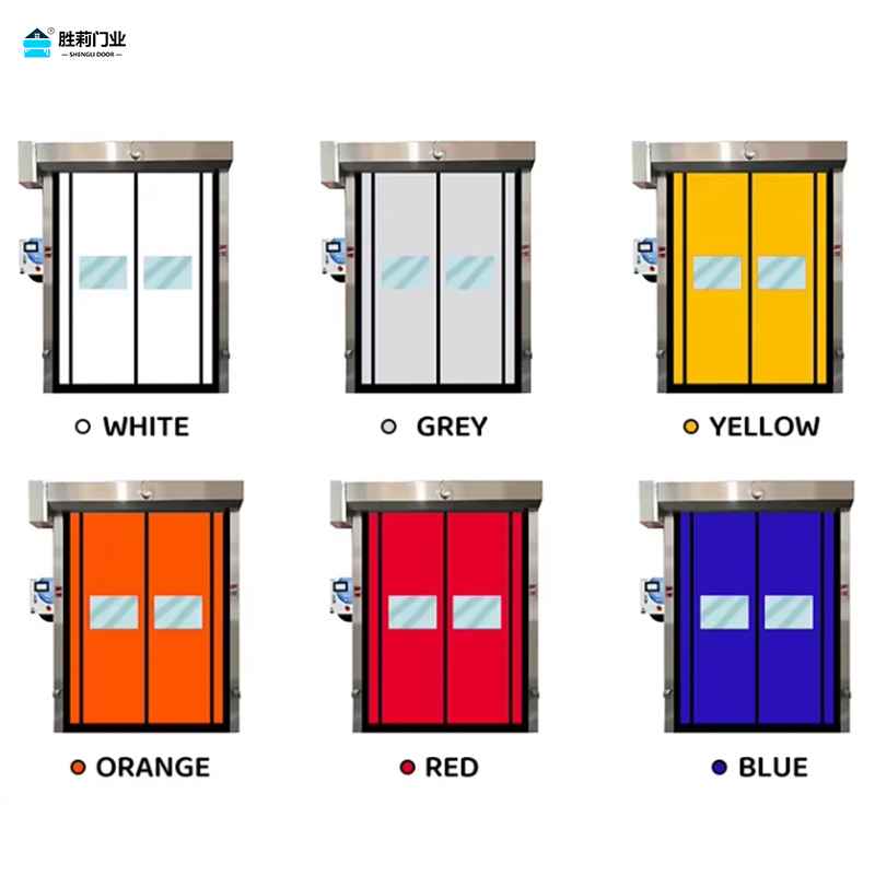high speed zipper door color