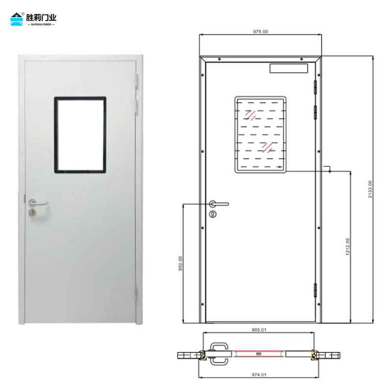 machine made clean room door